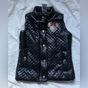 Girls Disney Minnie Mouse Quilted Vest SZ 3T